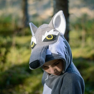 Déguisement loup loup gris tenue enfant combinaison Halloween enfants cosplay fête d'anniversaire idée cadeau Déguisement animal de la forêt image 7