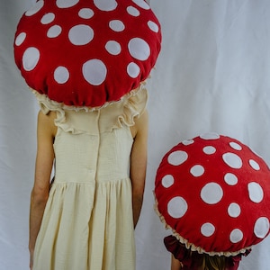 Girls dress Ruffle dress Mushroom costume Halloween Outfit Woodland Toadstool Fly agaric costume image 5