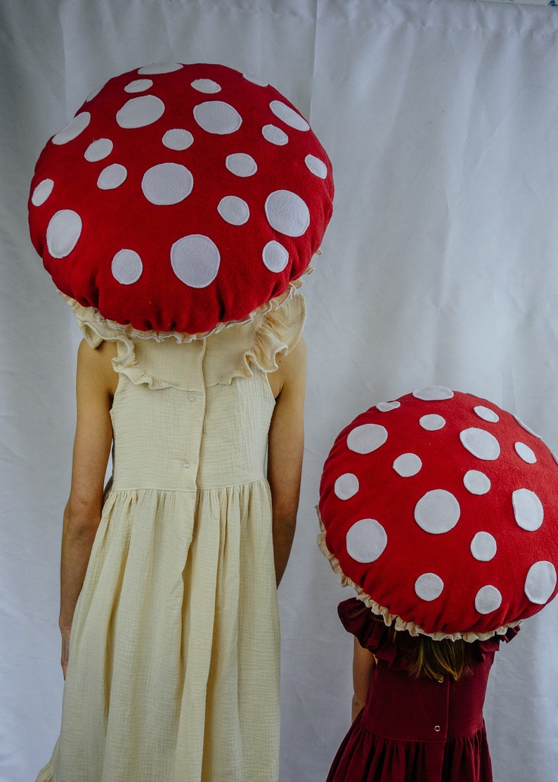Girls dress Ruffle dress Mushroom costume Halloween Outfit Woodland Toadstool Fly agaric costume image 5