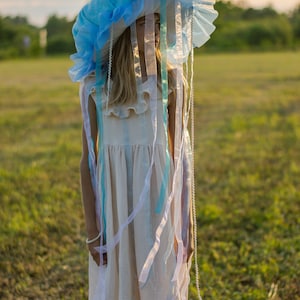 Chapeau méduse enfants adultes chapeau méduse déguisement d'halloween cosplay tenue enfant bleu aqua anniversaire image 5