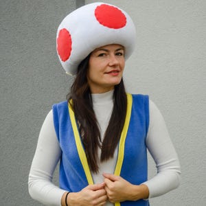 Mushroom Hat Toadstool Kids Adults Costumes Halloween Costume Kids Outfit Unisex Cosplay