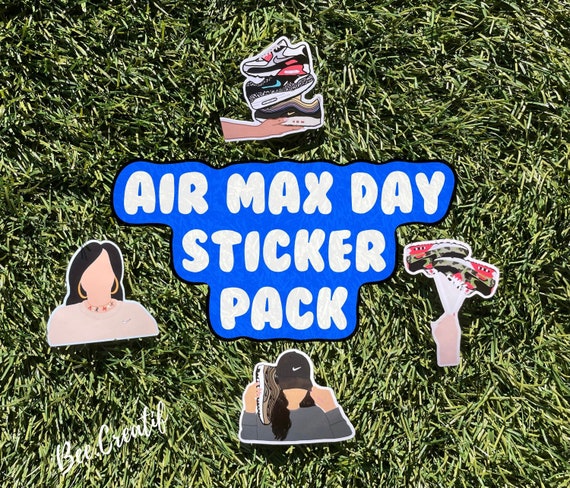 air max day sticker