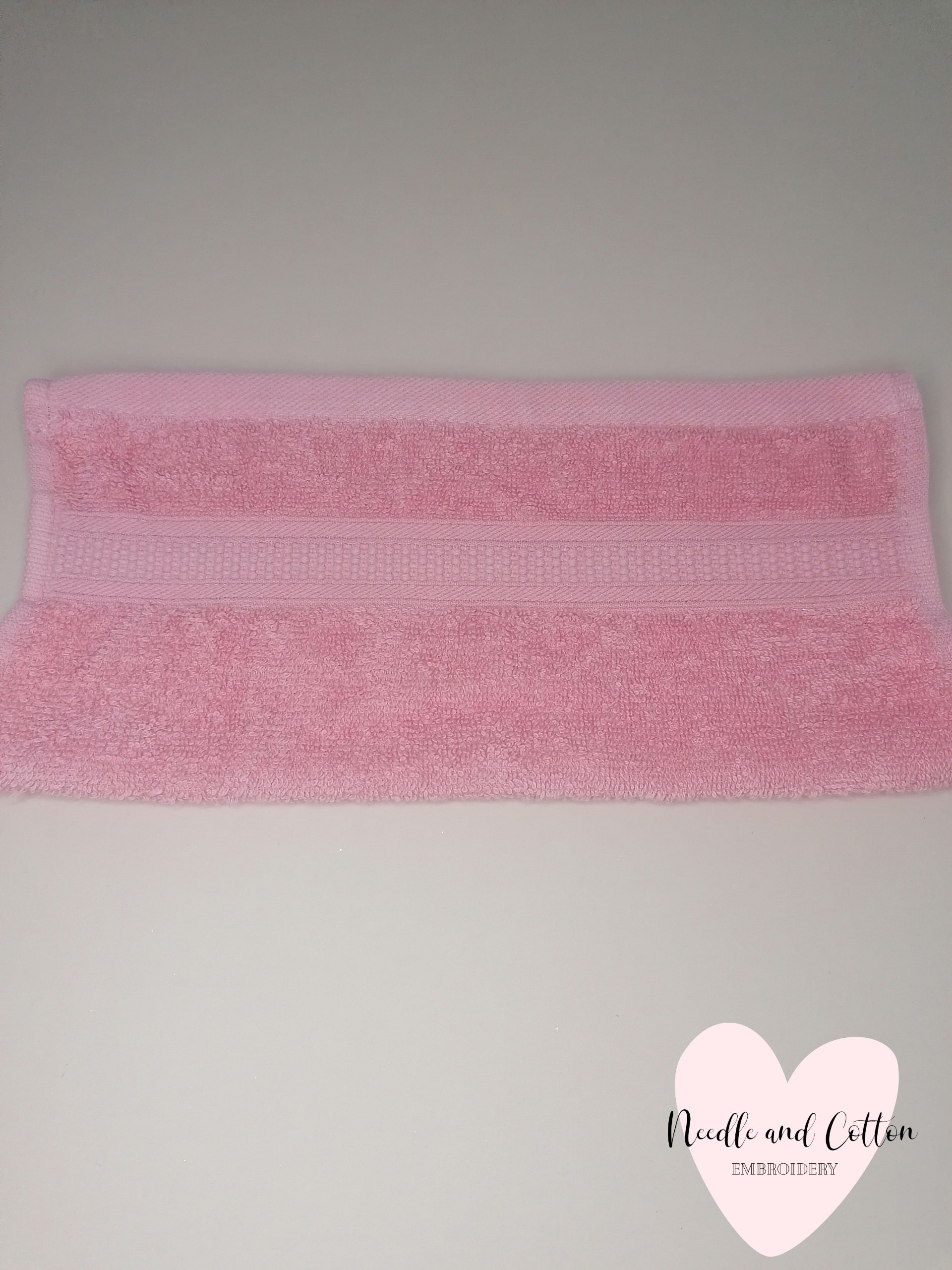 Personalised Embroidered Face Towel Face Cloth Customised Etsy