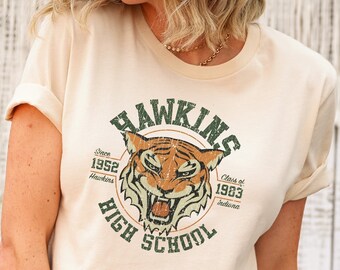 Hawkins High School Sweatshirt, Hawkins Indiana Sweatshirt, Hawkins Tiger Sweatshirt, ST Sweatshirt, Hawkins Class of 1983