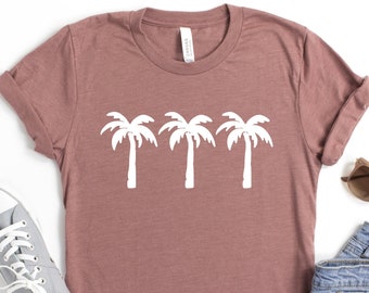 Palm Tree Shirt, Aesthetic Shirt, Tropical Shirts, Beach Shirts, Vacation Shirt, Summer Shirt, Girls Trip T-Shirt, Travel Shirt, Outdoor Tee