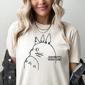 Vintage My Neighbor Totoro Ghibli Sweatshirt, Totoro Gift Shirt Hayao Miyazaki, Totoro Hoodie, Ghibli Sweatshirt, Spirited Away T-Shirt