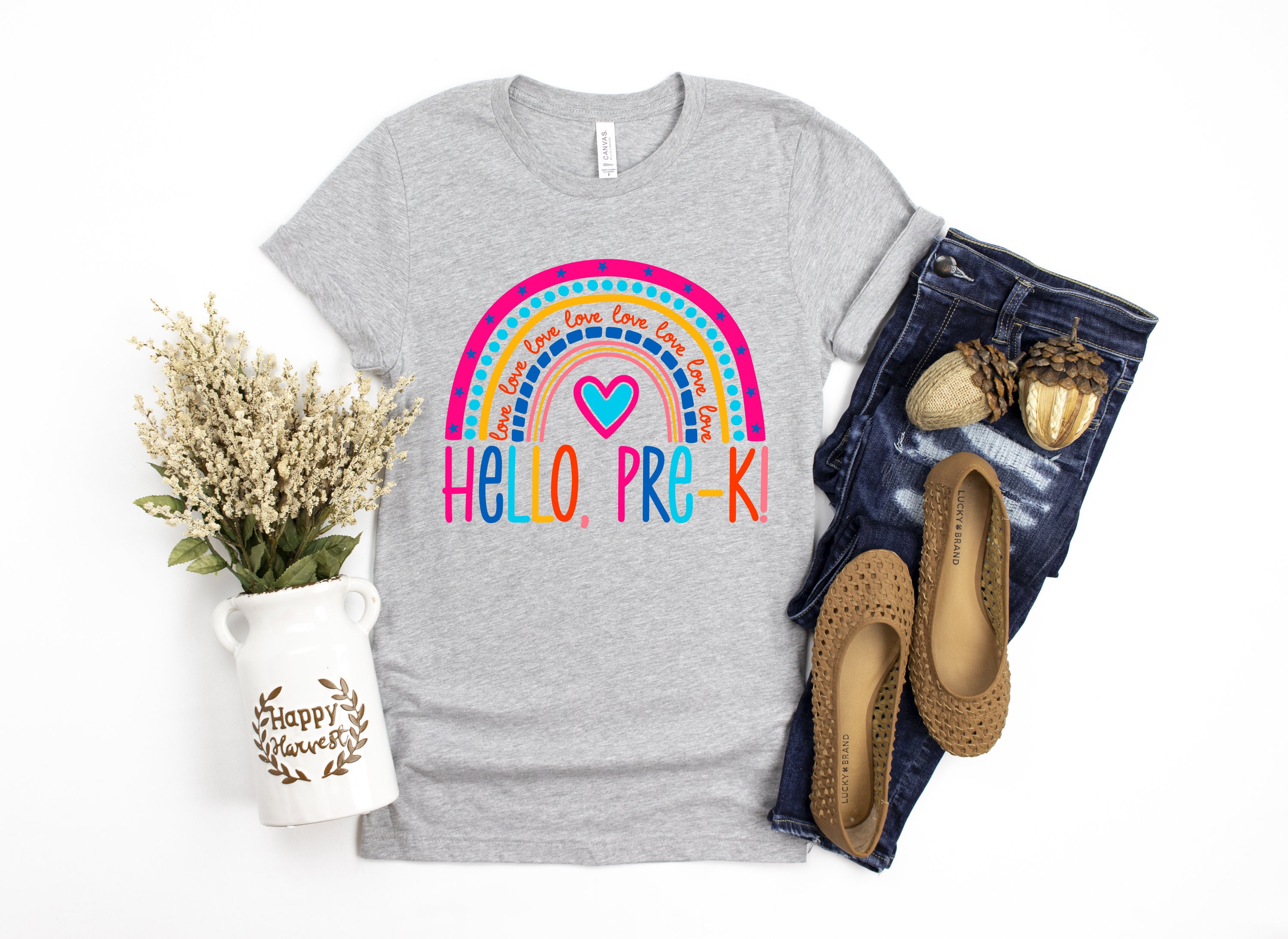 Hello Preschool Shirt Preschool Shirt First Day Preschool Etsy.de