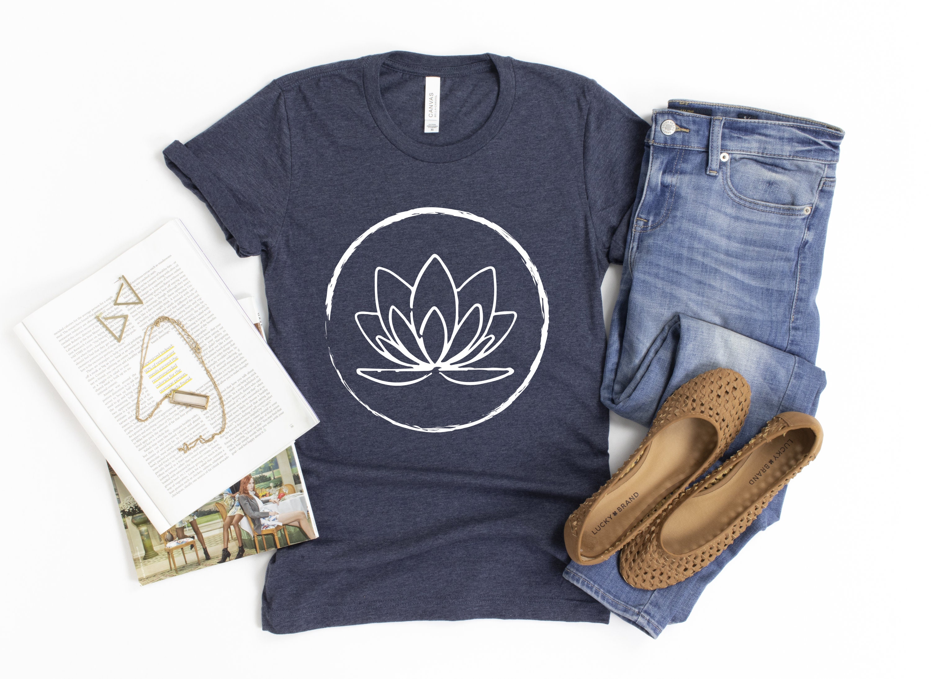Lotus Flower Shirt Lotus Shirt Lotus Flower Lotus Flower | Etsy
