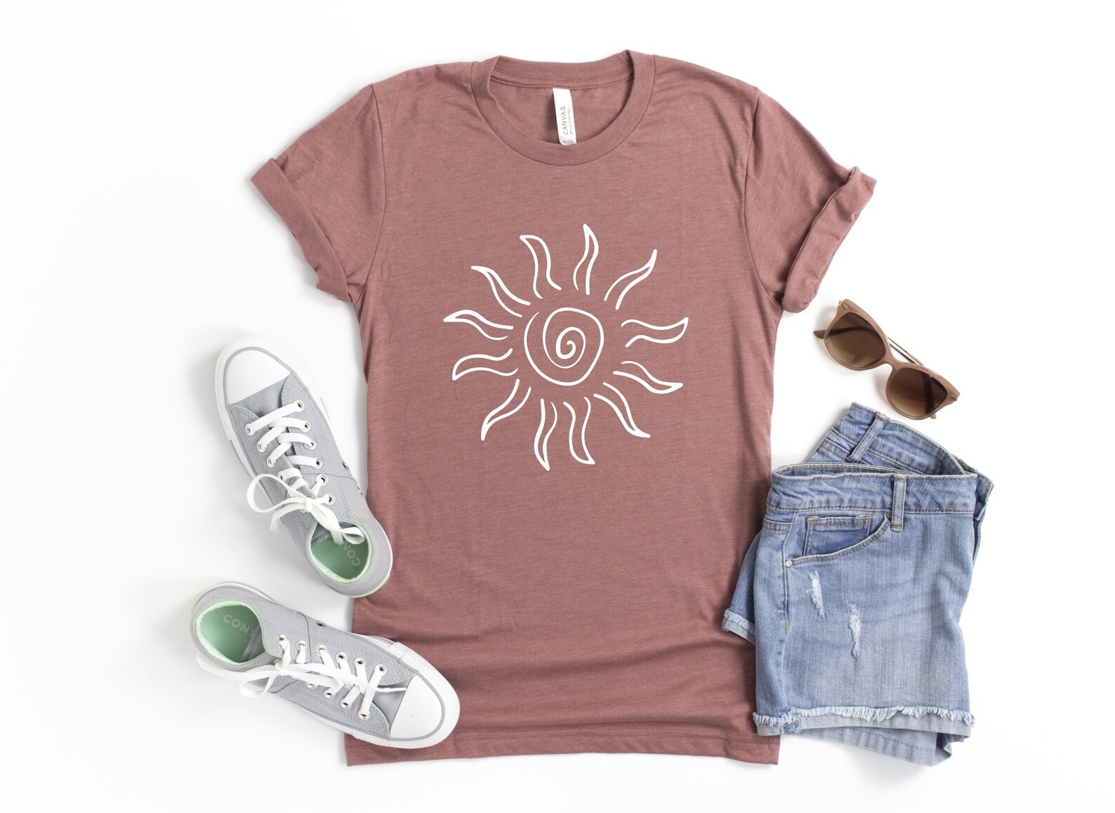 Sun Tshirt Sun Tee Summer Shirt Beach Shirt Sea Shirt Etsy