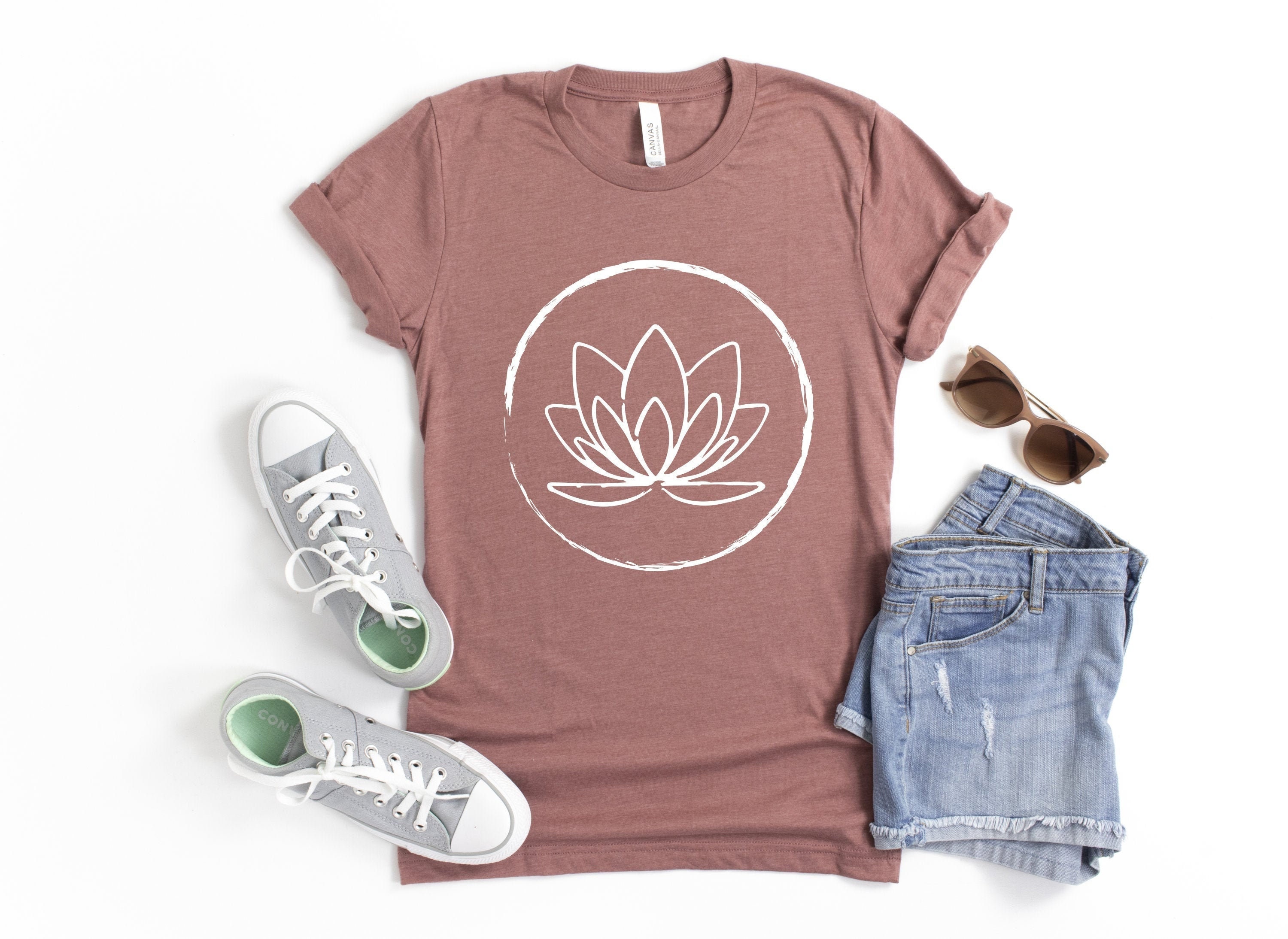 Lotus Flower Shirt Lotus Shirt Lotus Flower Lotus Flower - Etsy UK