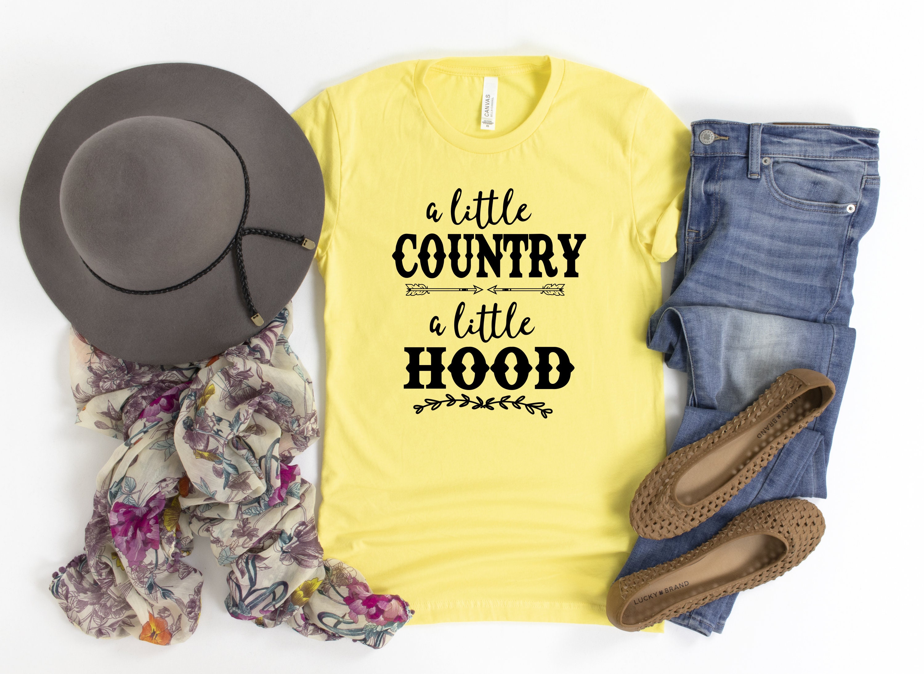 A Little Country A Little Hood Shirt Country Shirt Country Etsy
