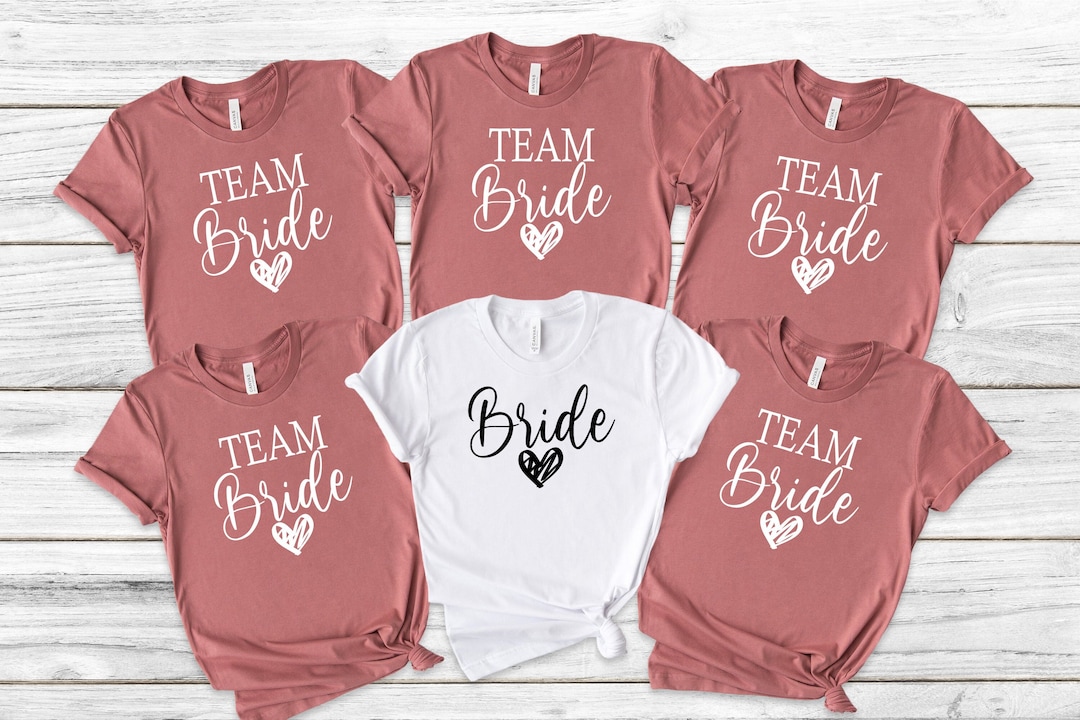 Bride Shirt, Team Bride Shirt, Bridal Shirt, Bride Squad T-shirt ...