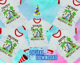Jungle Book Sublimation DIGITAL FILE Jungle Book Iron on Transfer Printable Jungle Book Tshirt Jungle Book Shirt