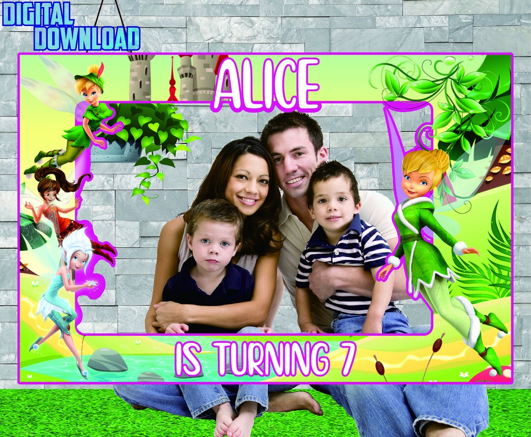 Tinkerbell Photo Booth, Tinkerbell Birthday Party, Tinkerbell Printable ...