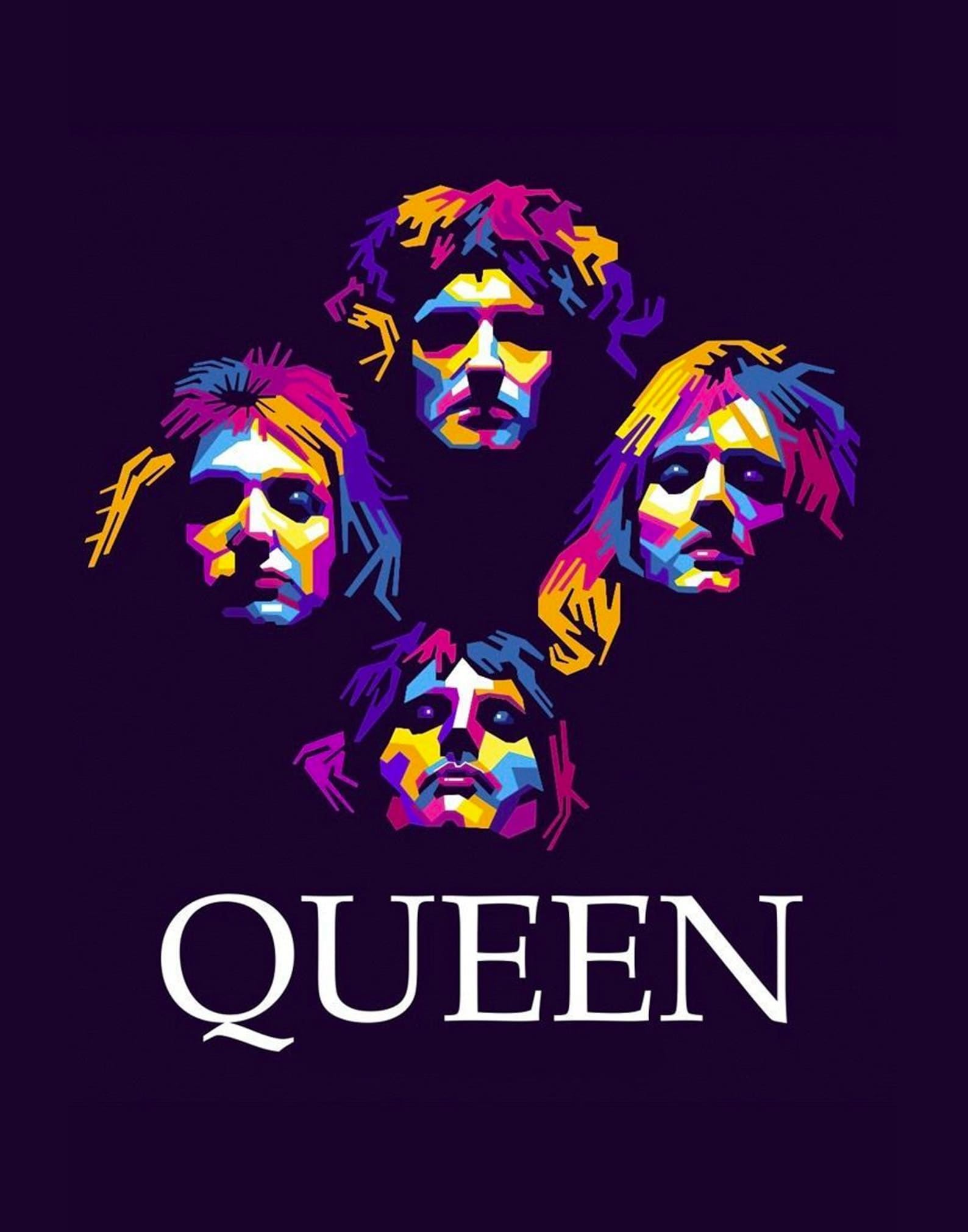 Queen Band Poster/ Queen Album Poster/ Bohemian Rhapsody Etsy