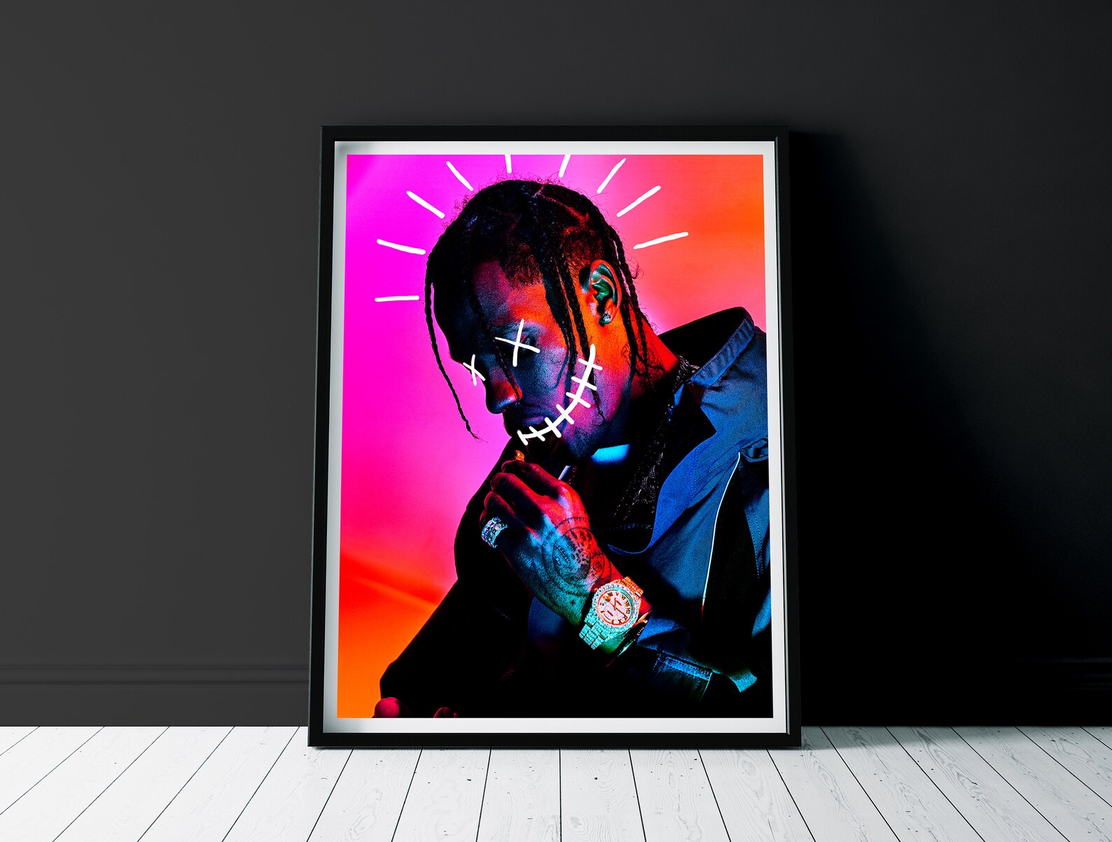 travis scott sb elephant print