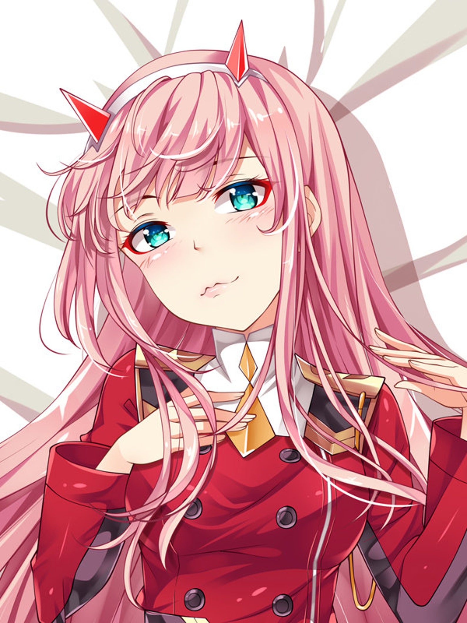 Zero Two Darling in the Franxx Body pillow Dakimakura NSFW | Etsy