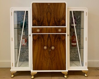 SOLD - Art Deco Turnidge Gin Cabinet