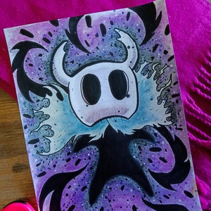 Hollow Knight A5/A4 Street Art Print - &quot;Void&quot;
