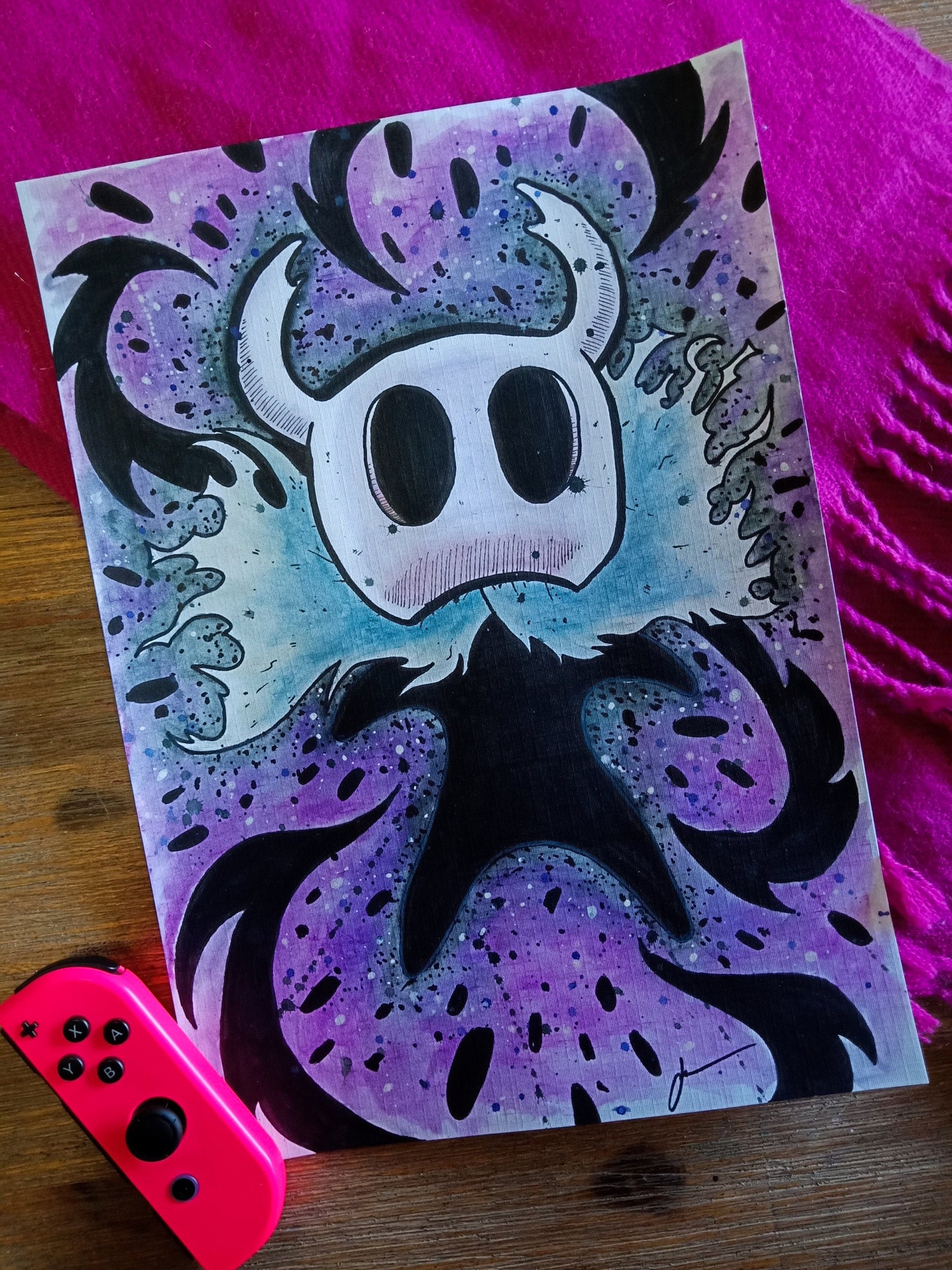 Hollow Knight A5/A4 Street Art Print void - Etsy