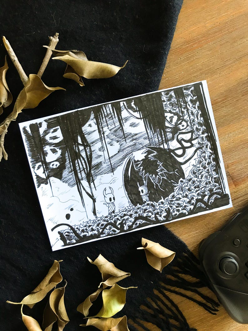 Hollow Knight A5 Hallownest Print Collection - Etsy