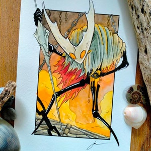 Hollow Knight Character Print - &quot;The Hollow Knight&quot;