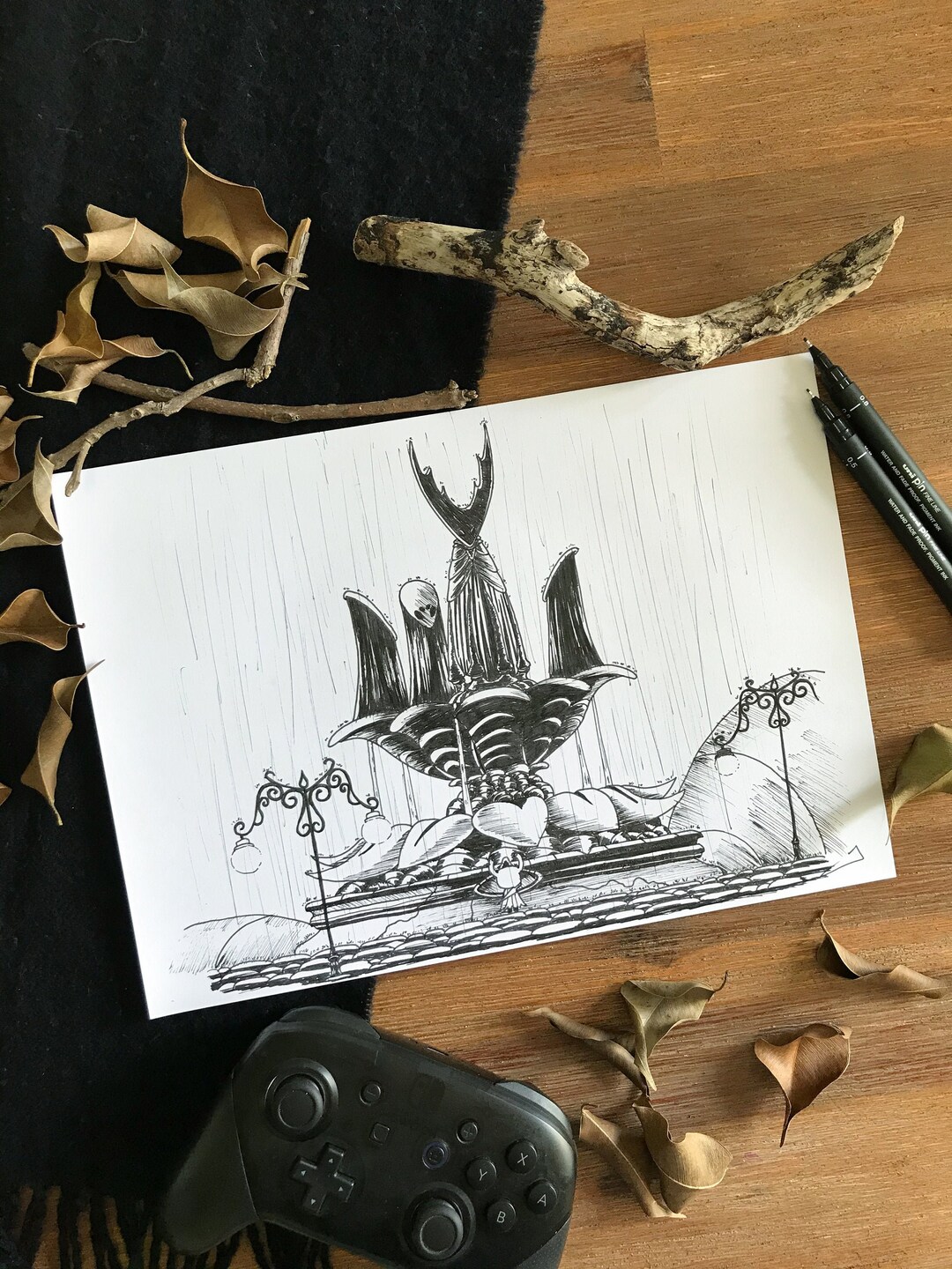 Hollow Knight A5/A4 Print - "the Hollow Knight" - Etsy