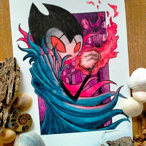 Hollow Knight Character Print - &quot;Grimm&quot;