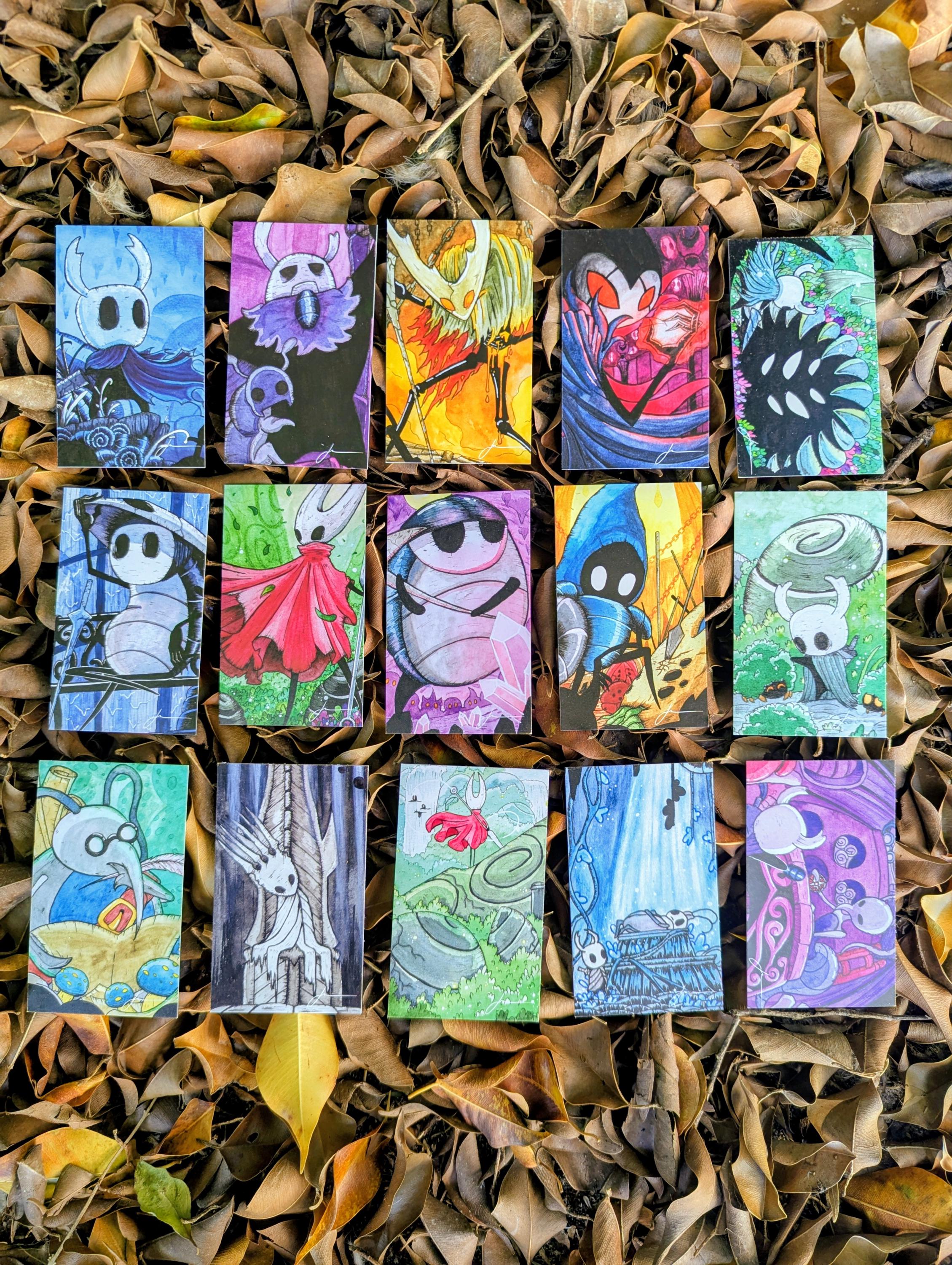 Hollow Knight Mini Print Art Cards (pack of 7) - Etsy Australia