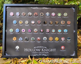 Kolekcja zawieszek emaliowanych Hollow Knight