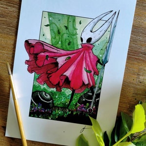 Hollow Knight Character Print - &quot;Hornet&quot;
