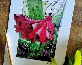 Hollow Knight Character Print - &quot;Hornet&quot;