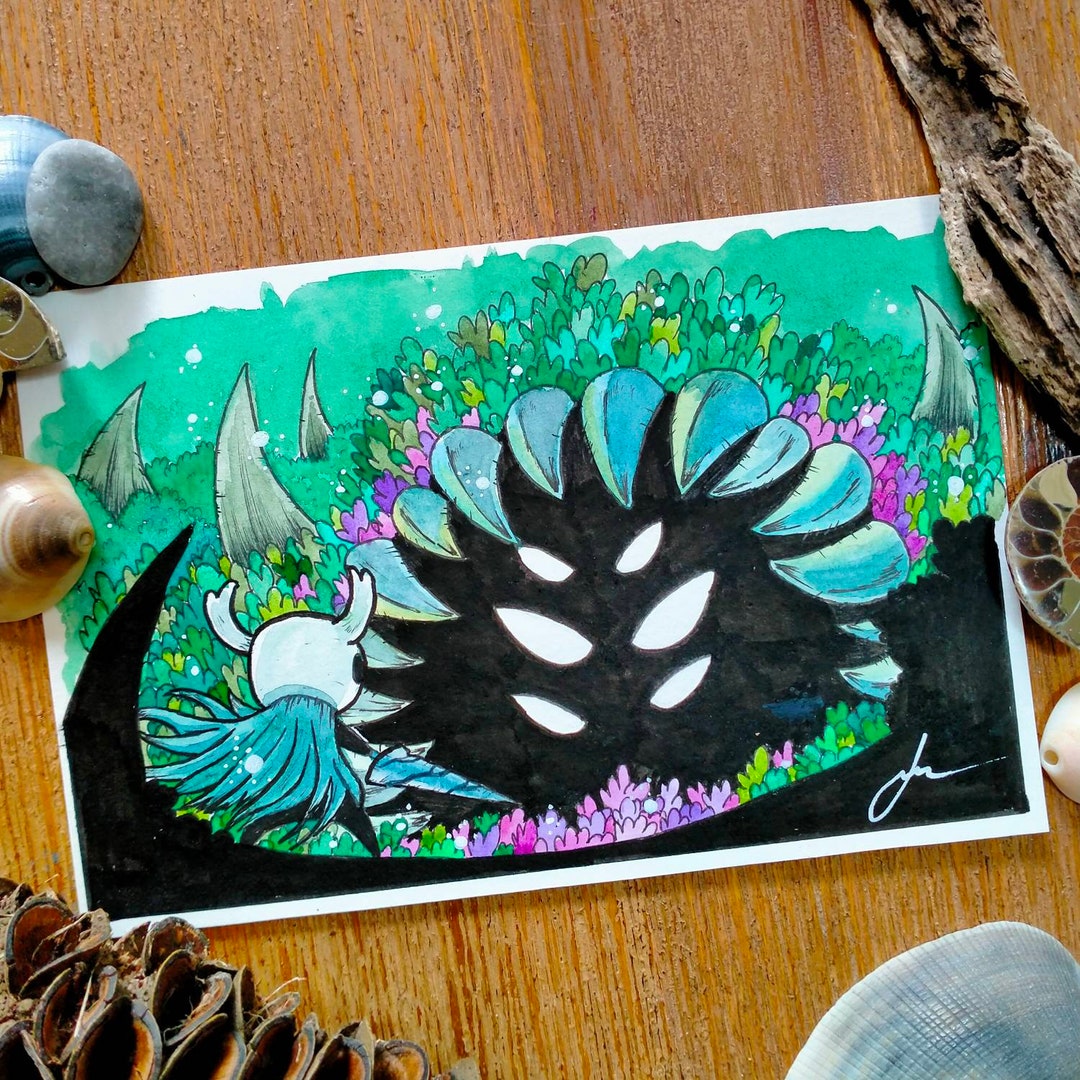 Hollow Knight Art Print - "hunter" - Etsy