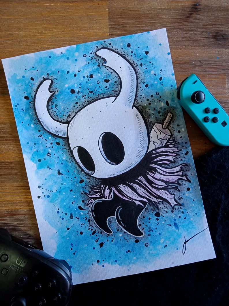 Hollow Knight A5/A4 Street Art Print - "leap" - Etsy