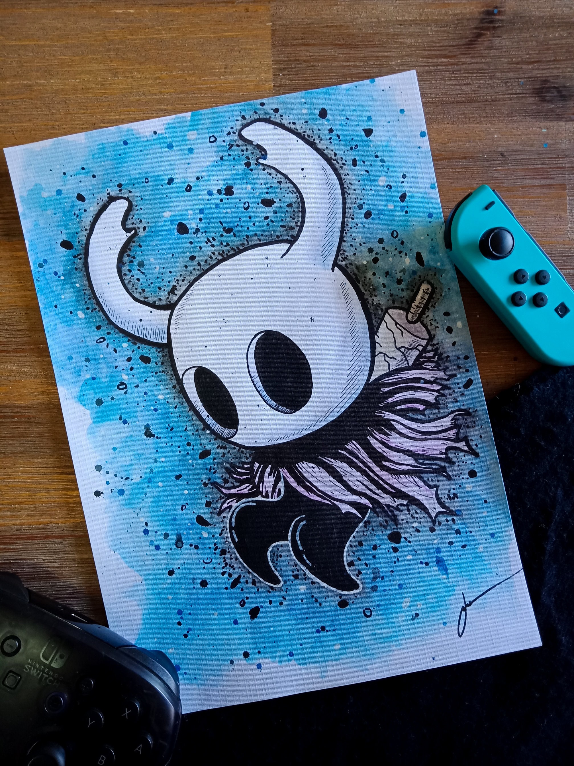 Hollow Knight A5/A4 Street Art Print - "leap" - Etsy