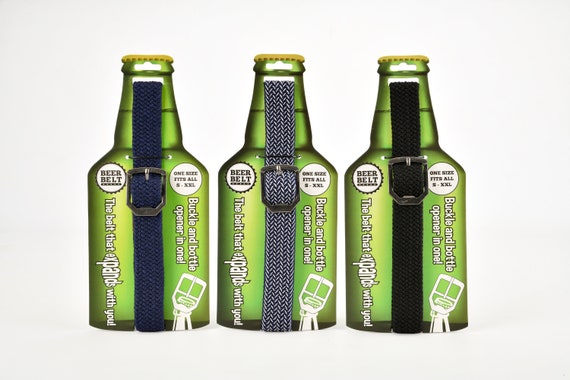 Cinturón de cerveza para hombres hebilla para abrir - Etsy España