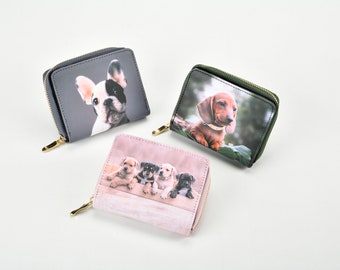 New Premium Ladies Cute Dog Purse with an Adorable Soft Touch Finish