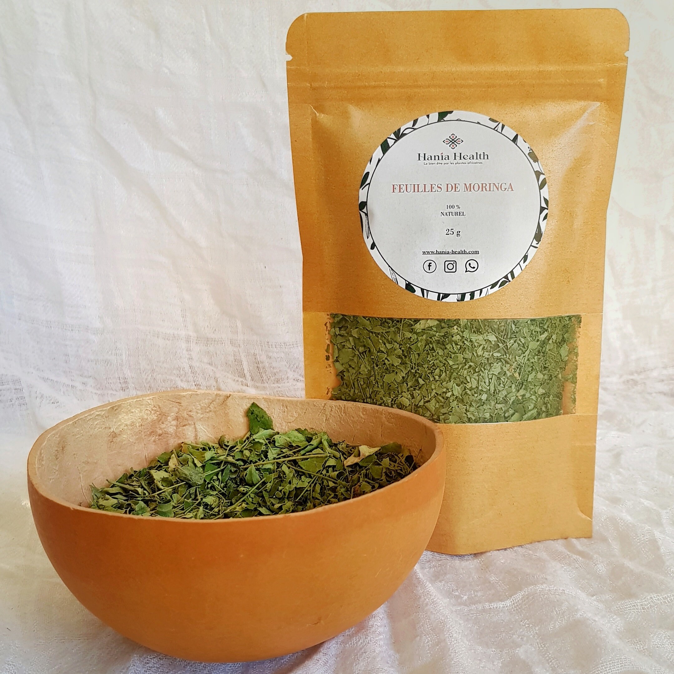 Moringa Oleifera, Feuilles Entières Séchées