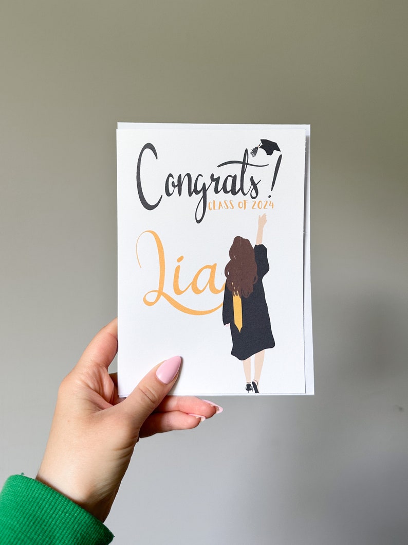 Custom Graduation Card, Congrats Grad 2026, Graduation 2026 Gift ...