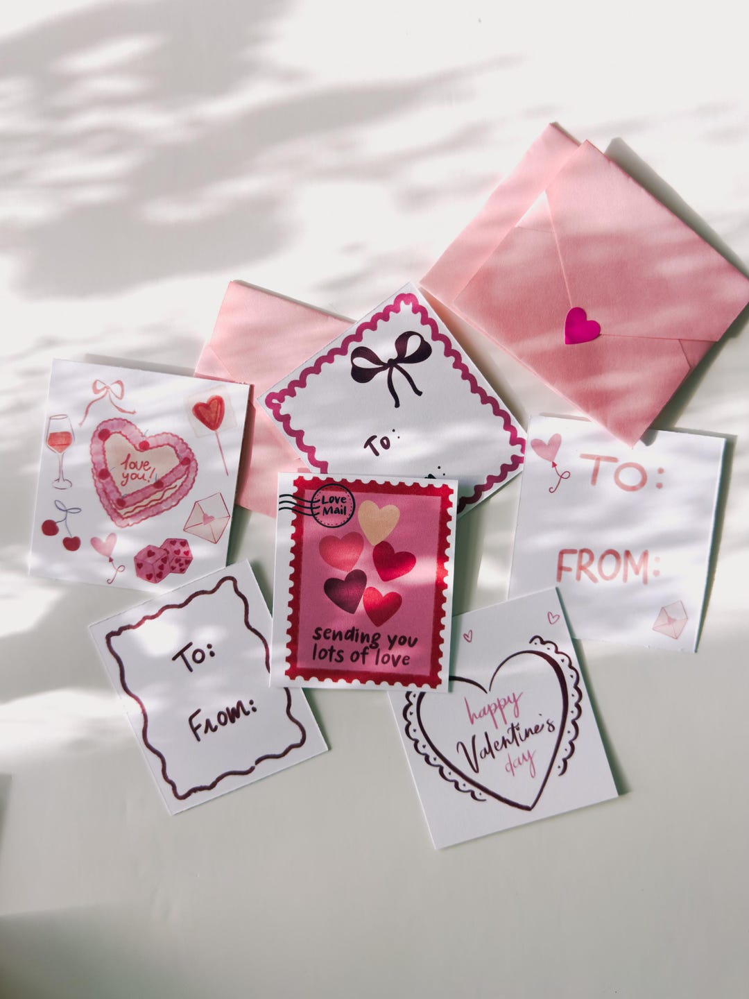Mimoqk Valentijnskaarten, Valentijnskaarten met hart en steen, grappige briefkaart, voor