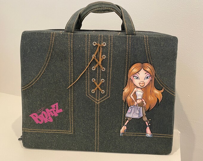 Bratz Doll Carrying Case/sparkle Denim/vintage Doll Case Etsy