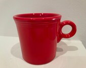Fiestaware Scarlet Red Mug-(Discontinued color)