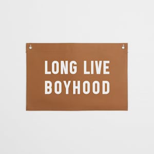 Canvas Flag Custom Banner Brown Personalized Quote - Family Wall Hanging Decor