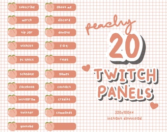 Paneles TWITCH de Peachy