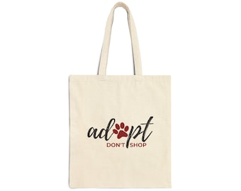 Esta bolsa apoya a mis gatos rescatados / Bolsa de lona para supermercado, Totebag