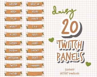 Paneles de Daisy TWITCH