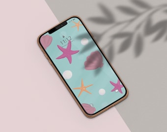 Fondo de pantalla 2D bajo el mar / Iphone/Android