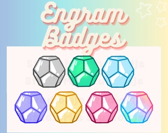 Destiny Engram Twitch Sub Bit Cheer Loyalty Badges