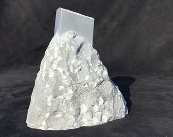 stone sculpture, contemporary art, decorative object, art piece