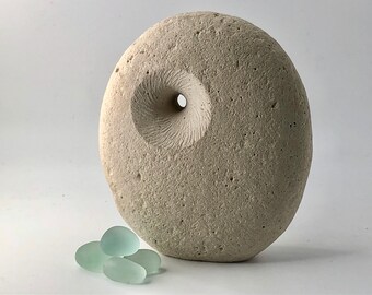 stone sculpture, pebble art, sculpture, contemporary art, decorative object, art piece